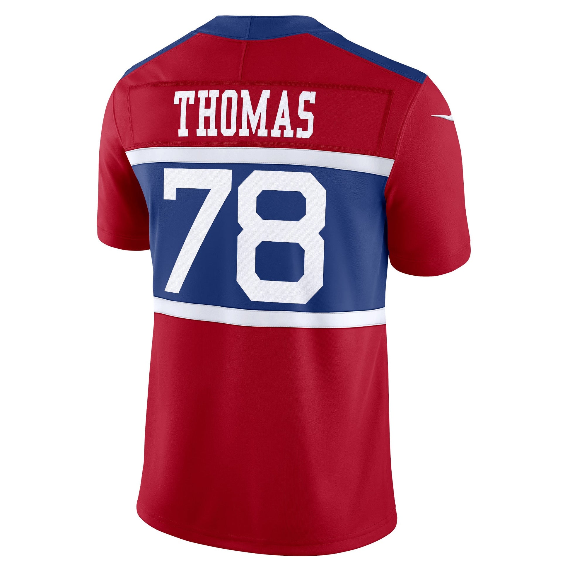 New York Giants Andrew Thomas Century Red Alternate Vapor F.U.S.E. Limited Jersey football jersey product view 1