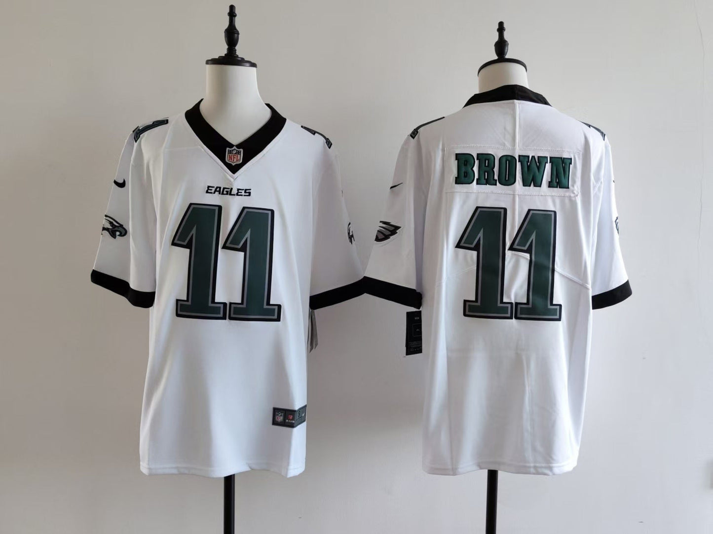 Men's Philadelphia Eagles A.J. Brown Jersey-white football jersey product view 1