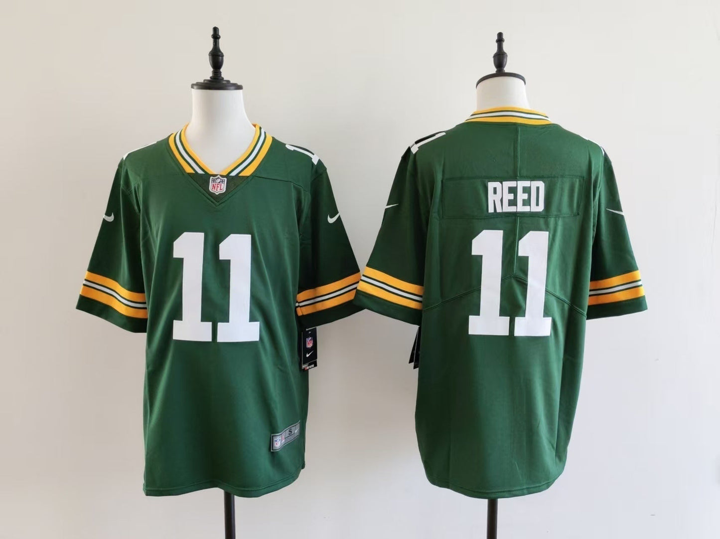 Men's Green Bay Packers Jayden Reed Jersey - Green football jersey product view 1