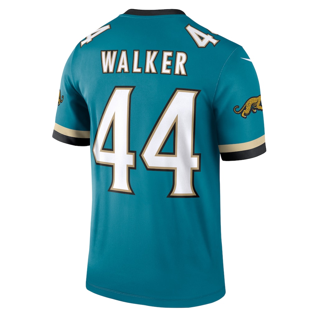 J.Jaguars #44 Travon Walker Teal Legend Player Performance Top Jersey football jersey product view 1