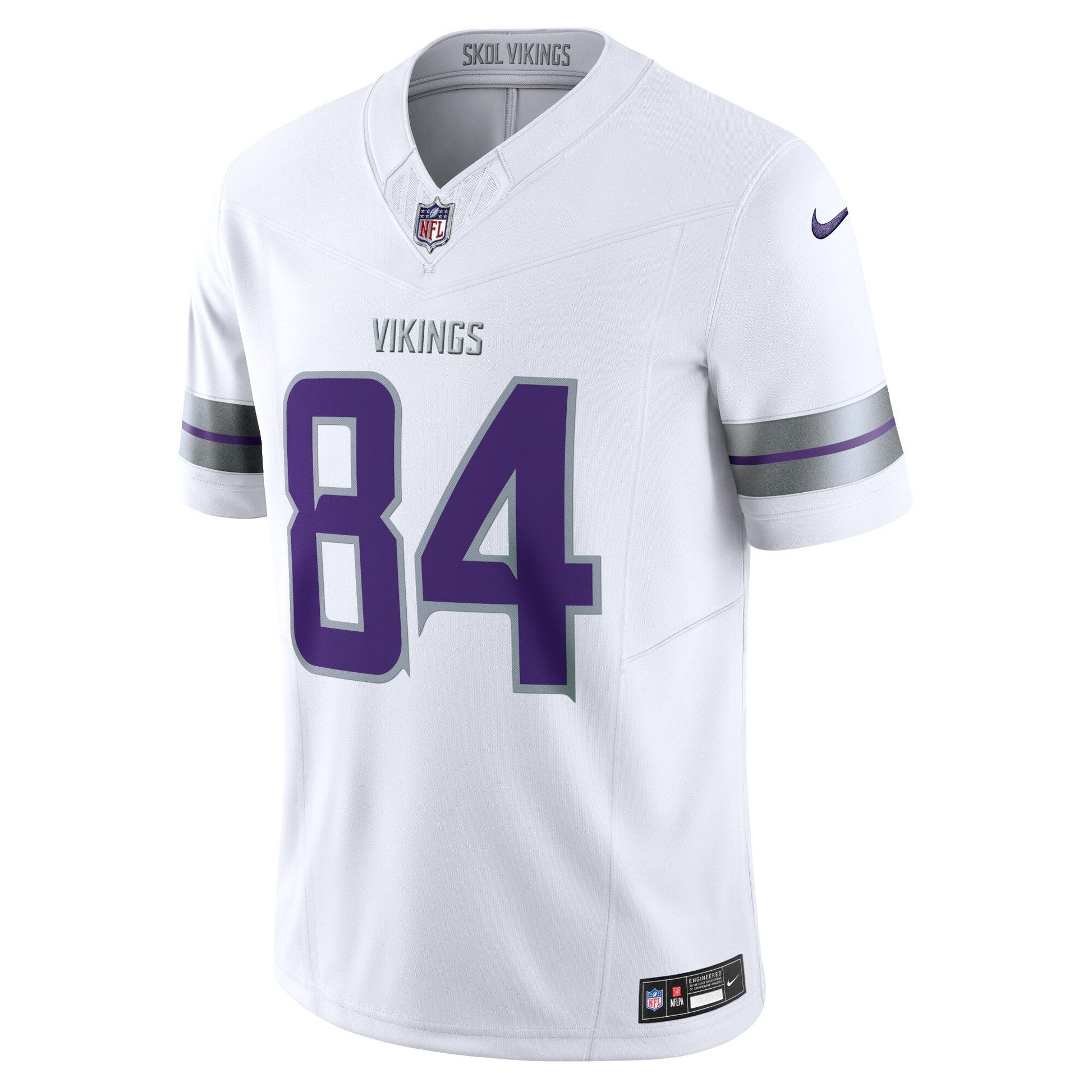 Randy Moss Minnesota Vikings Alternate Vapor F.U.S.E. Retired Limited Jersey - White football jersey product view 2