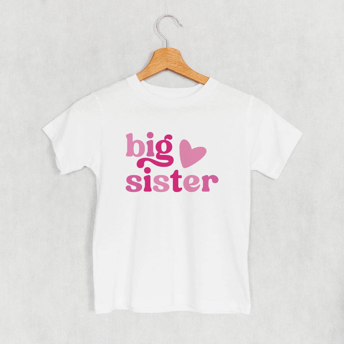 Big Sister Pink Heart (Kids) Unisex T-shirt, Sweatshirt, Hoodie, Long Sleeve Tee - T-Shirt, Sweatshirt, Hoodie