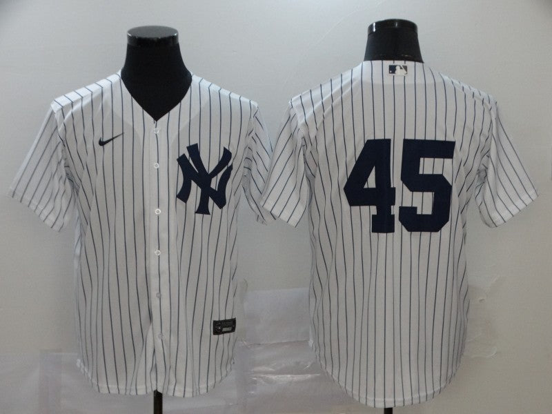 Men's New York Yankees Gerrit Cole White Replica Player Name Jersey baseball jersey product view 1