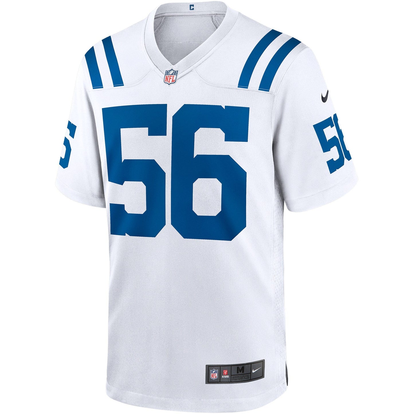 Quenton Nelson Indianapolis Colts Game Jersey - White football jersey product view 2