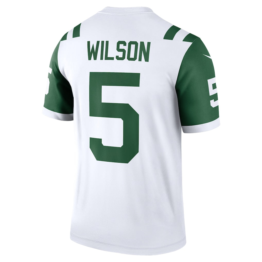 NY.Jets #5 Garrett Wilson White Legend Player Performance Top Jersey sports jersey product view 1