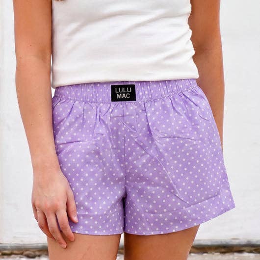 Bxmpd- Lavender Mini Polka Dot Boxer Unisex T-shirt, Sweatshirt, Hoodie, Long Sleeve Tee - T-Shirt, Sweatshirt, Hoodie