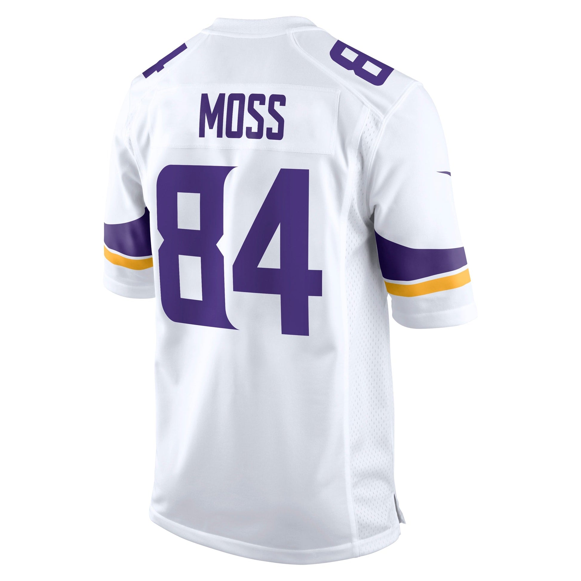Randy Moss Minnesota Vikings Retired Game Jersey - White football jersey product view 3