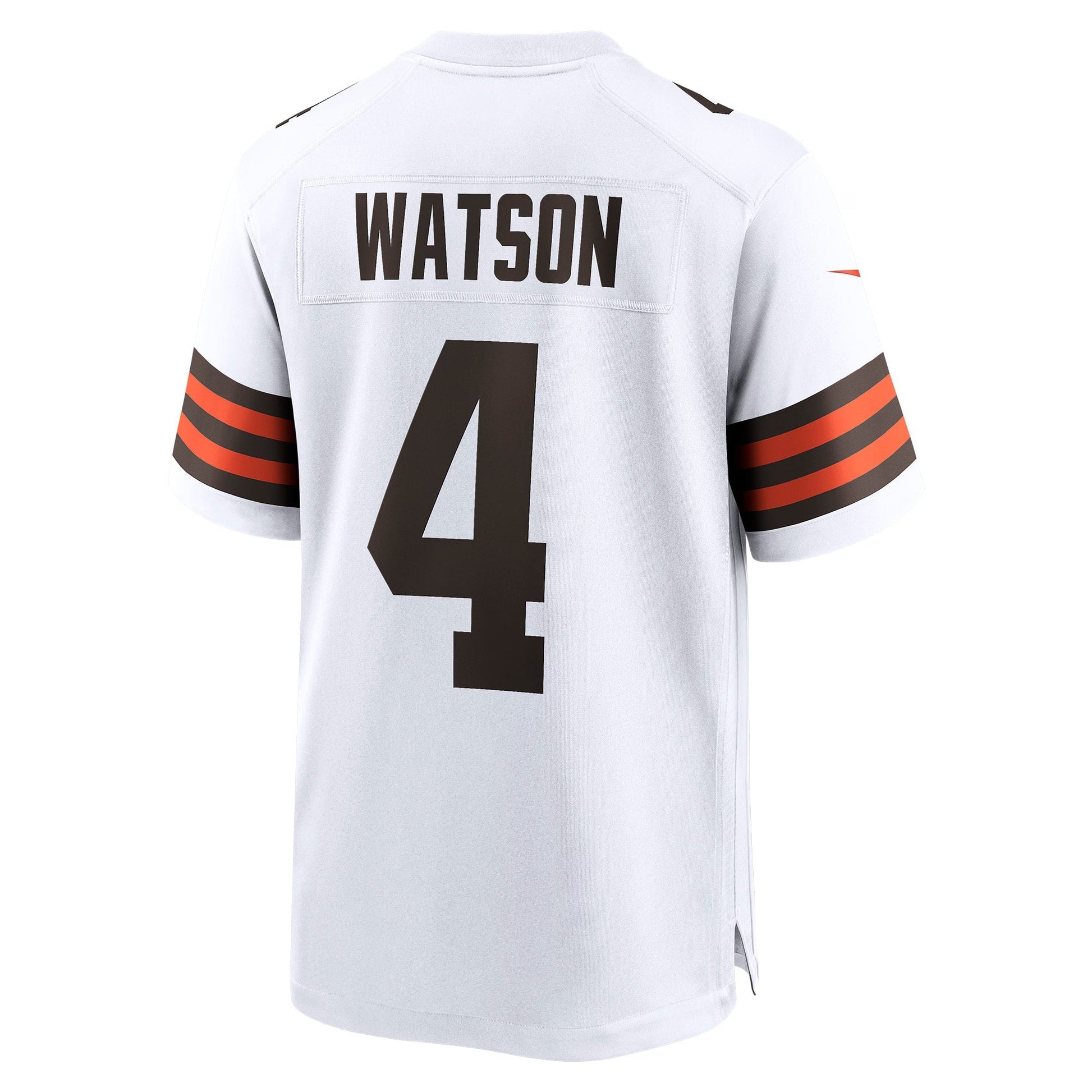 Cleveland Browns Deshaun Watson White Game Jersey football jersey product view 2