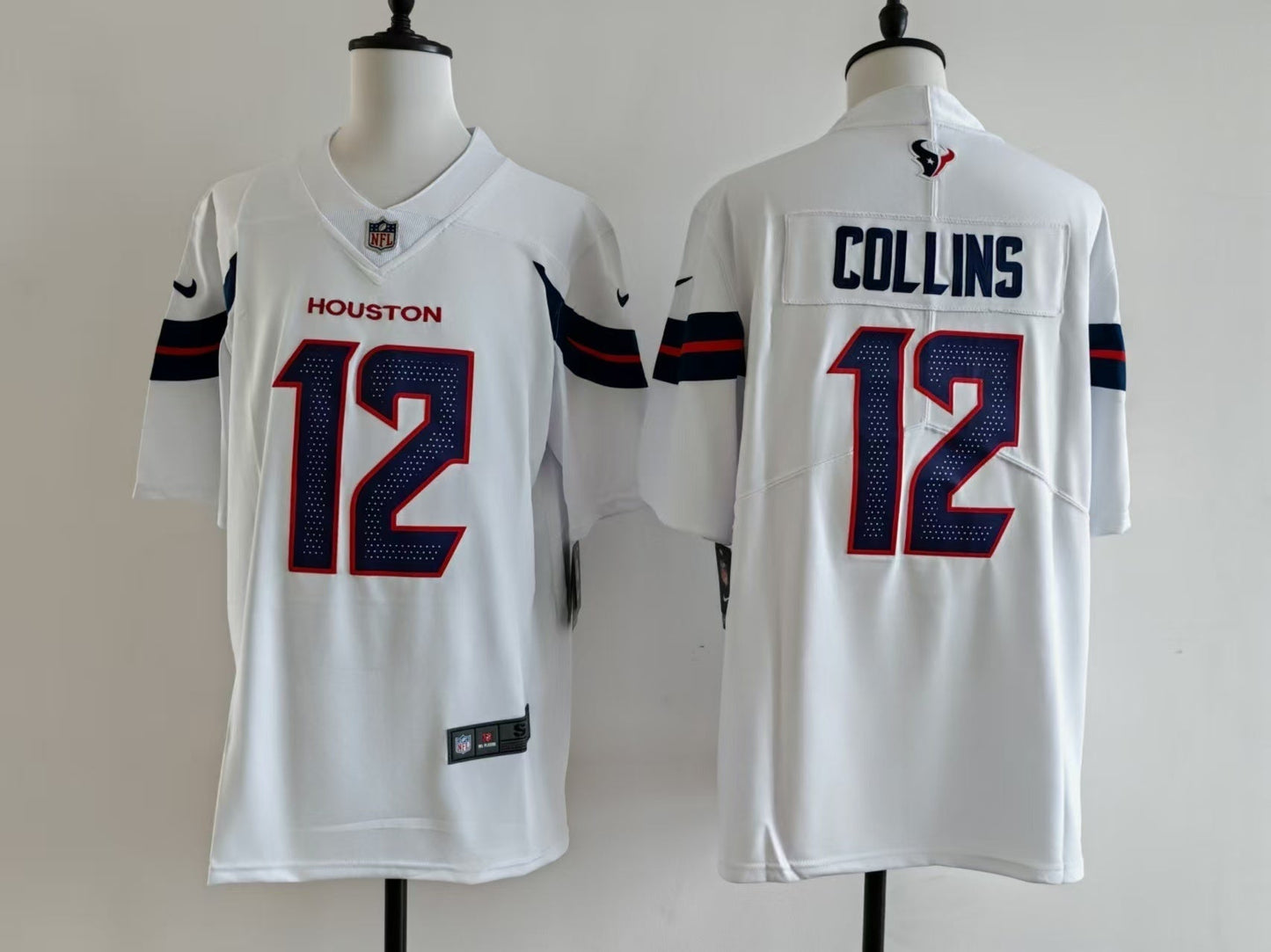 Men's Houston Texans Nico Collins Jersey-White football jersey product view 1