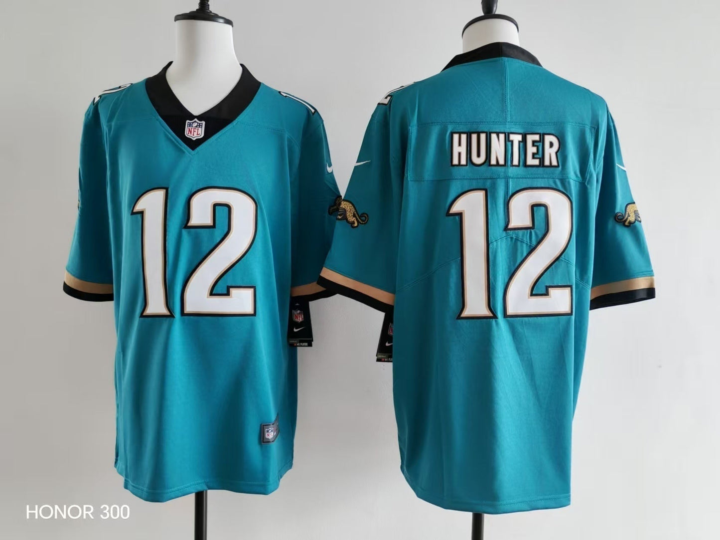 Men's Jacksonville Jaguars Travis Hunter Jersey-Blue football jersey product view 1