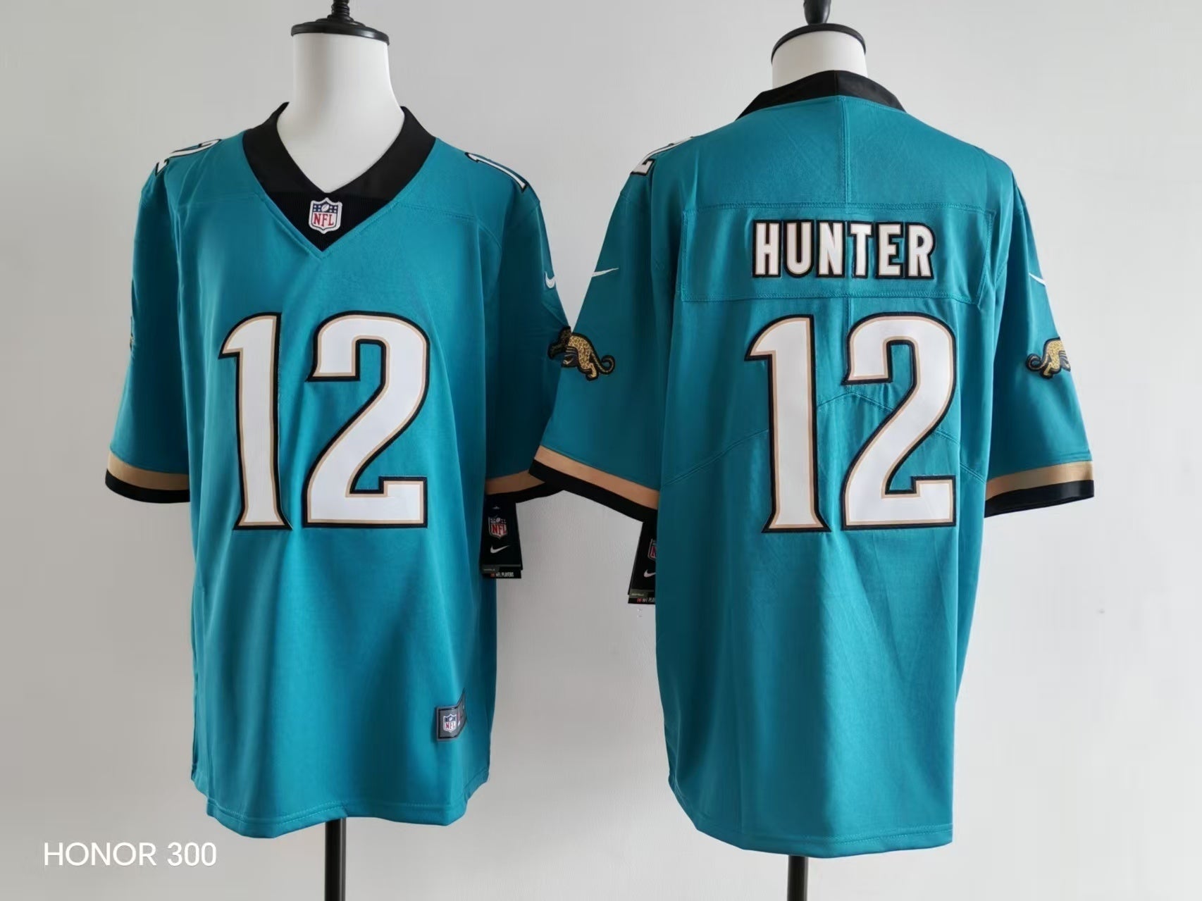 Men's Jacksonville Jaguars Travis Hunter Jersey-Blue football jersey product view 1