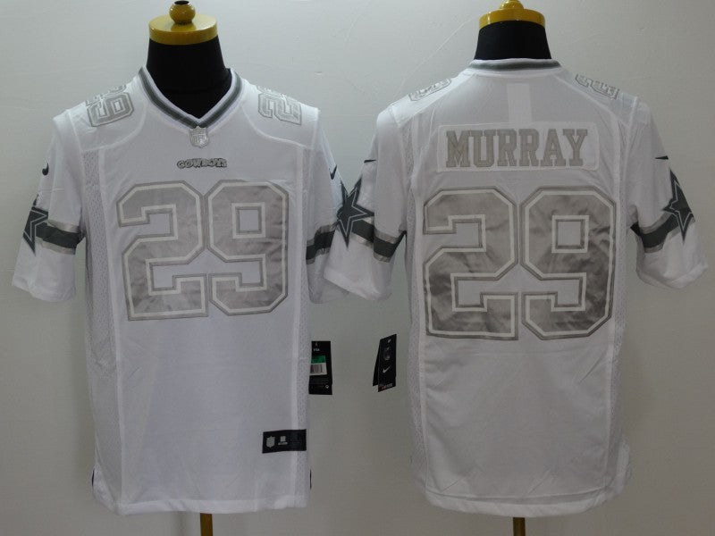 Men's Dallas Cowboys DeMarco Murray #29 White Game Jersey1 football jersey product view 1