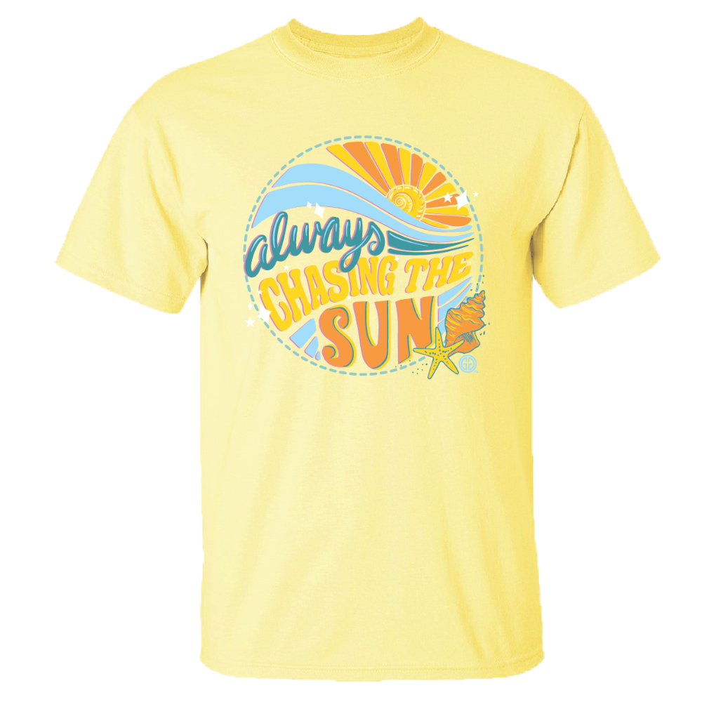 2671 Chasin' the Sun-Cornsilk Unisex T-shirt, Sweatshirt, Hoodie, Long Sleeve Tee - T-Shirt, Sweatshirt, Hoodie