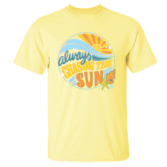 2671 Chasin' the Sun-Cornsilk Unisex T-shirt, Sweatshirt, Hoodie, Long Sleeve Tee - T-Shirt, Sweatshirt, Hoodie