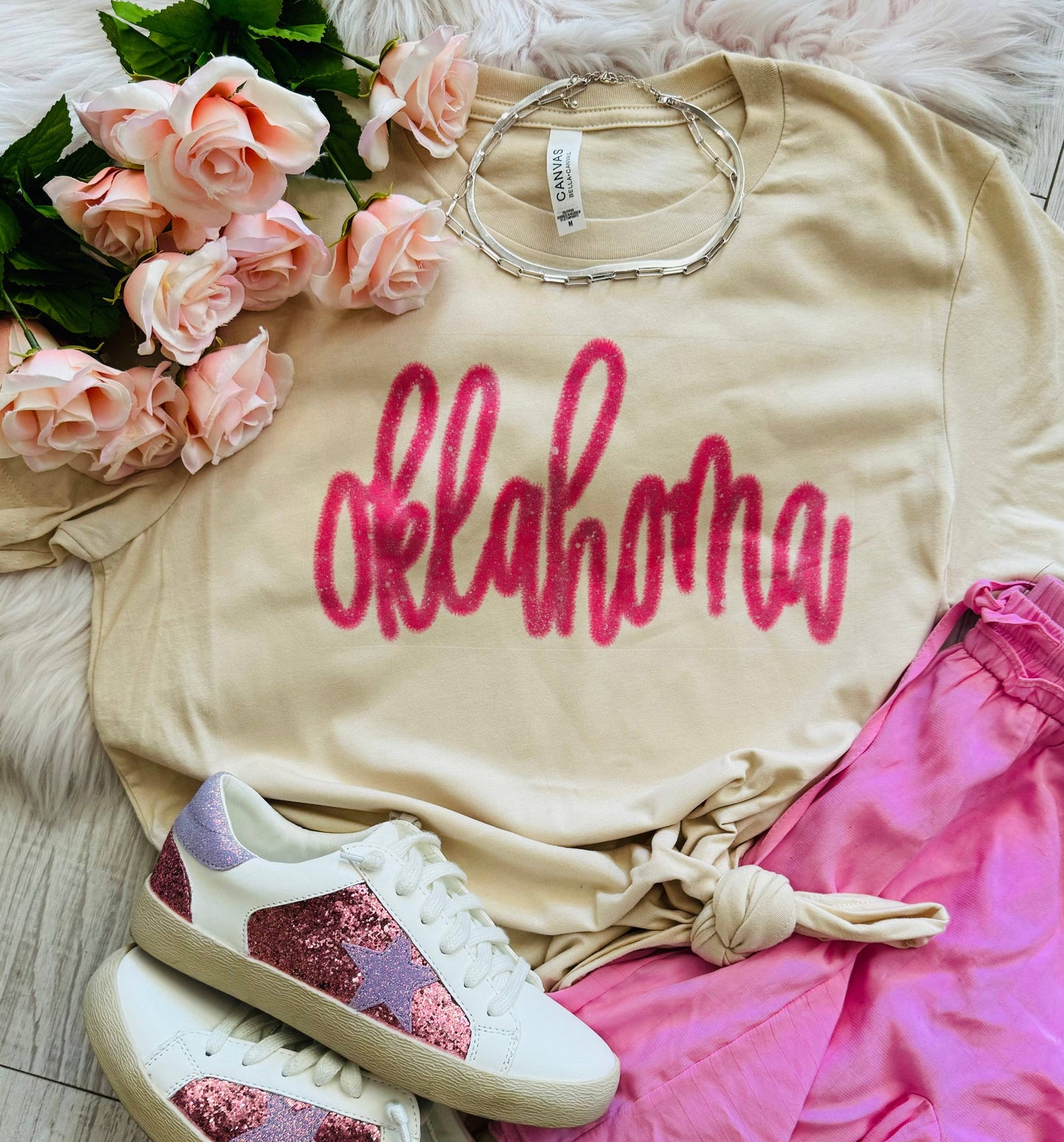Oklahoma Faux Tinsel Tee Unisex T-shirt, Sweatshirt, Hoodie, Long Sleeve Tee - T-Shirt, Sweatshirt, Hoodie