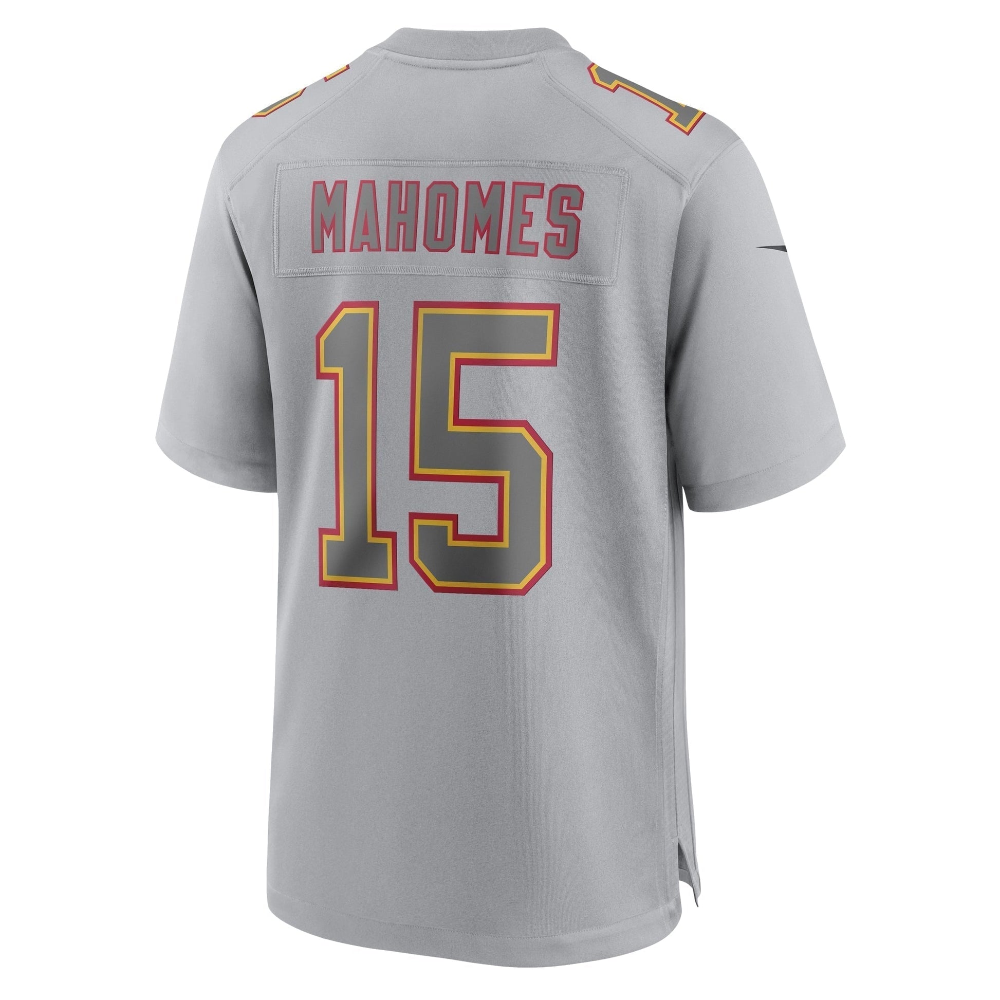 Patrick Mahomes Kansas City Chiefs Super Bowl LVII Patch Atmosphere Fashion Game Jersey - Gray football jersey product view 3