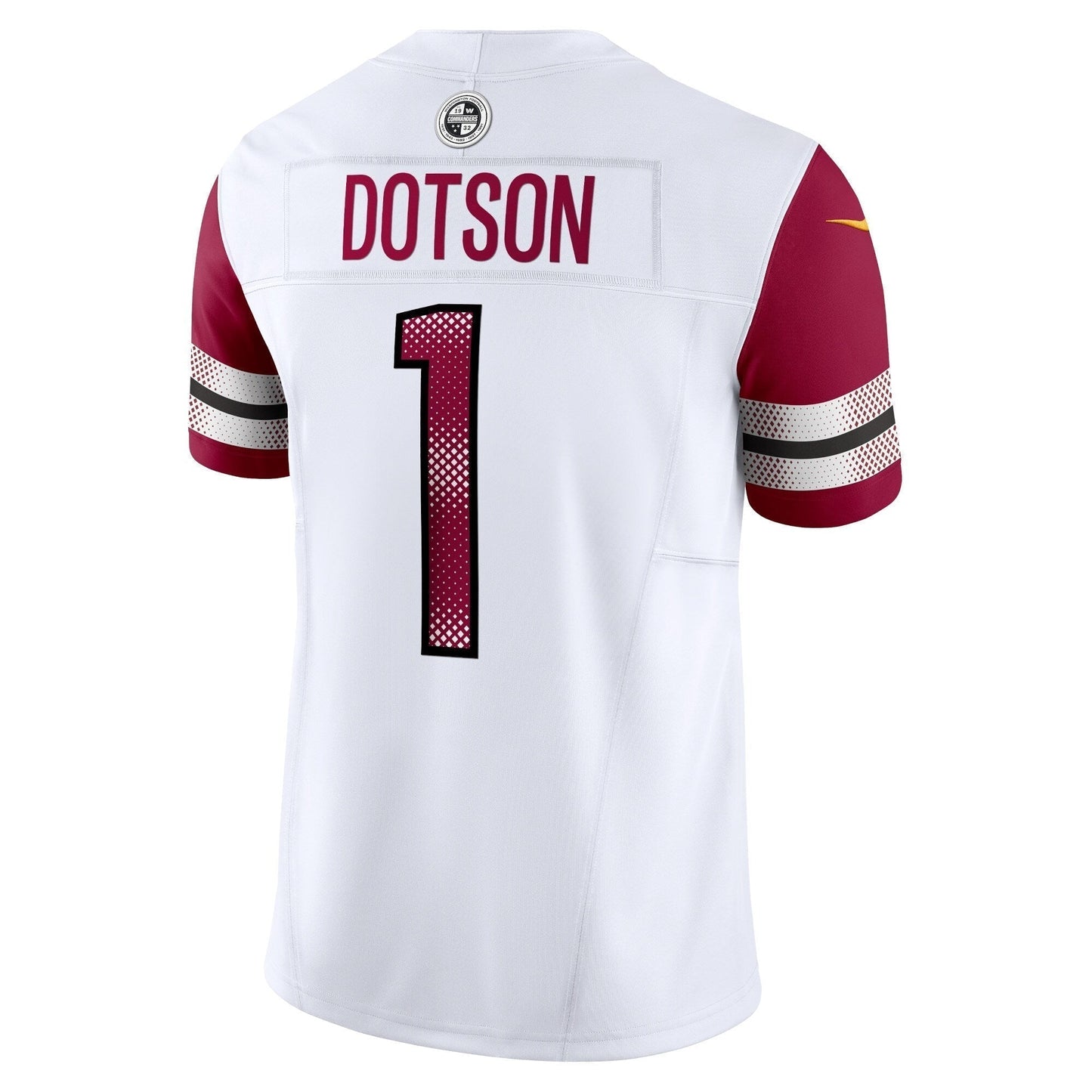 Jahan Dotson Washington Commanders Vapor F.U.S.E. Limited Jersey - White football jersey product view 3