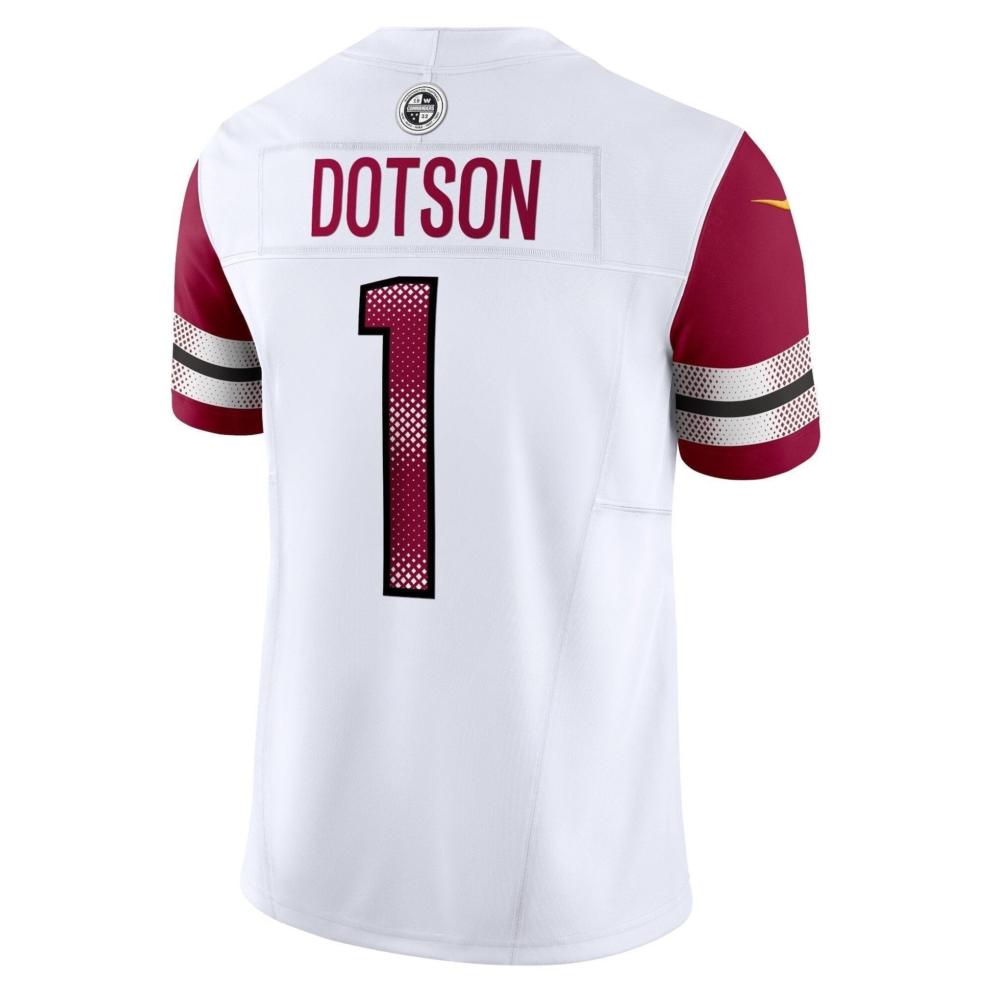 Jahan Dotson Washington Commanders Vapor F.U.S.E. Limited Jersey - White football jersey product view 3