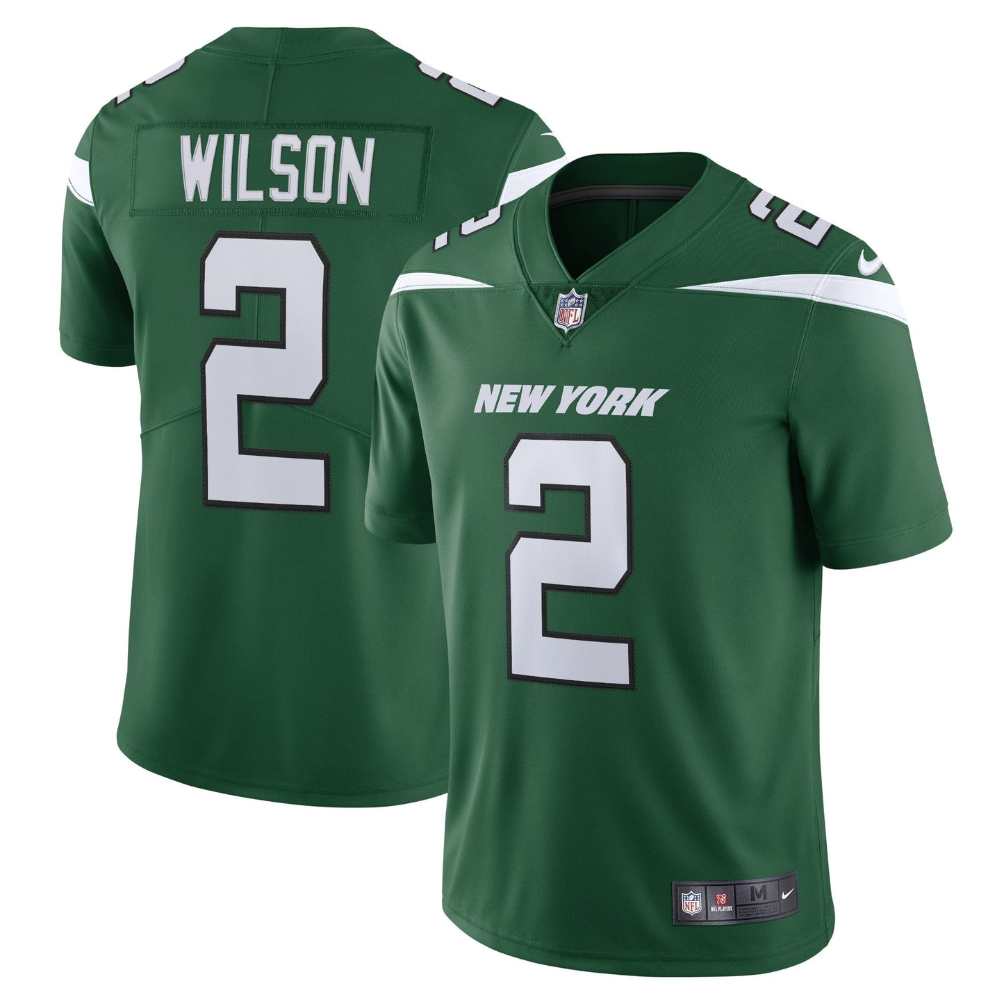 Zach Wilson New York Jets Vapor Limited Jersey - Gotham Green football jersey product view 1