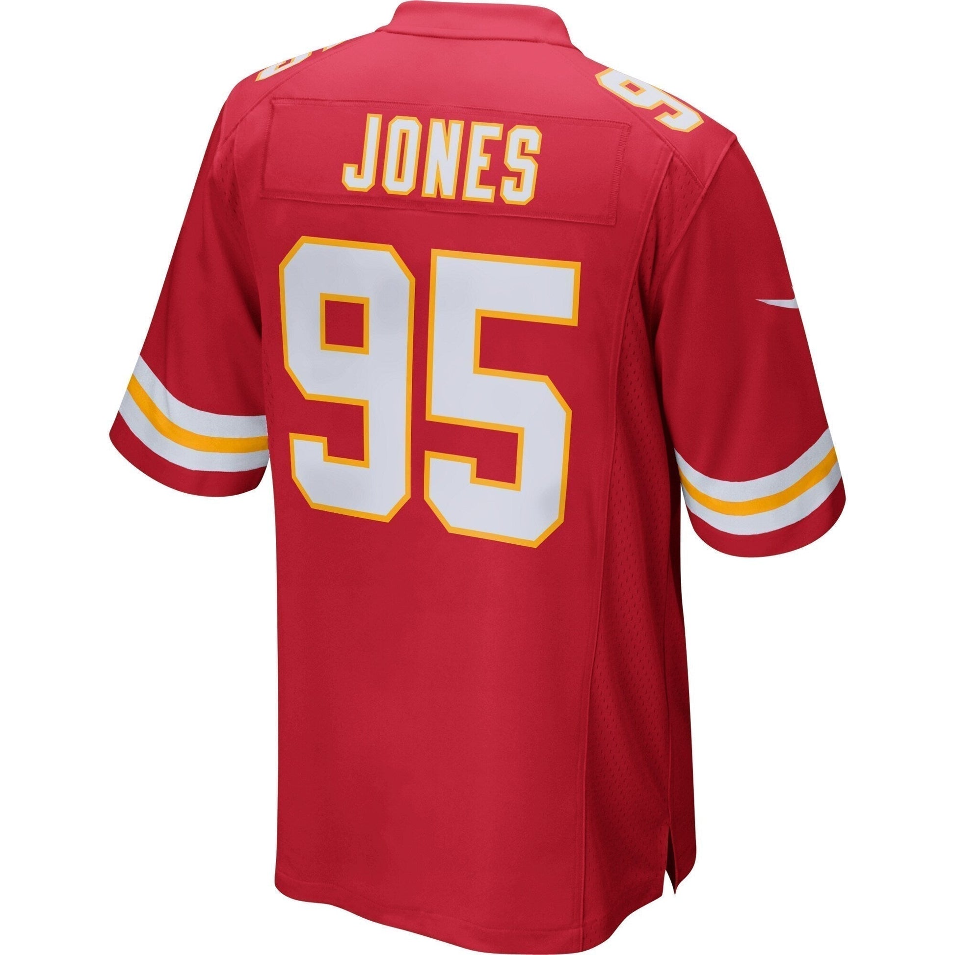 Chris Jones Kansas City Chiefs Game Jersey - Red football jersey product view 3