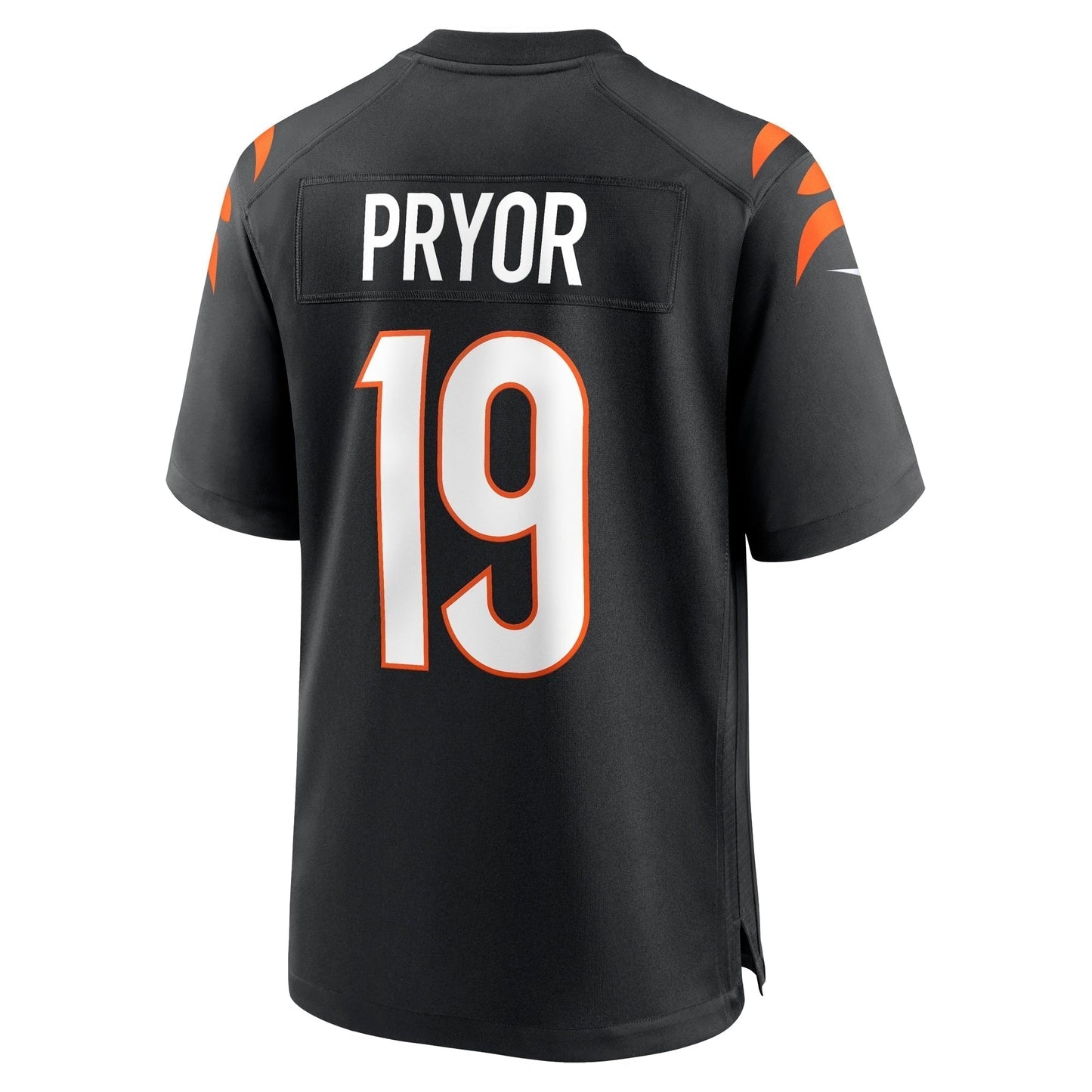 Kendric Pryor Cincinnati Bengals Game Jersey - Black football jersey product view 3