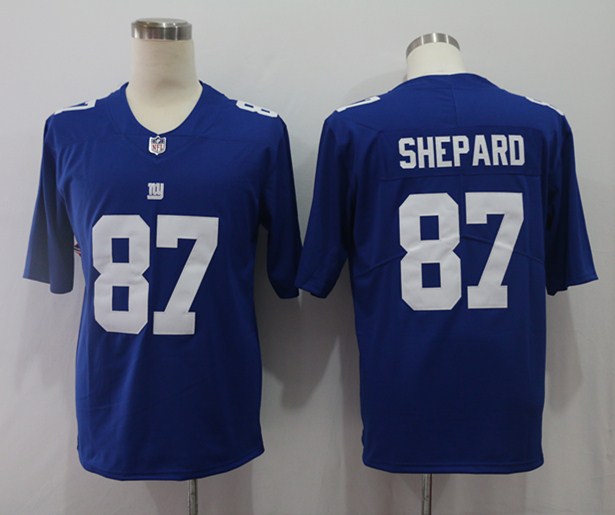 Men's New York Giants Sterling Shepard Blue Game Player Jersey football jersey product view 1