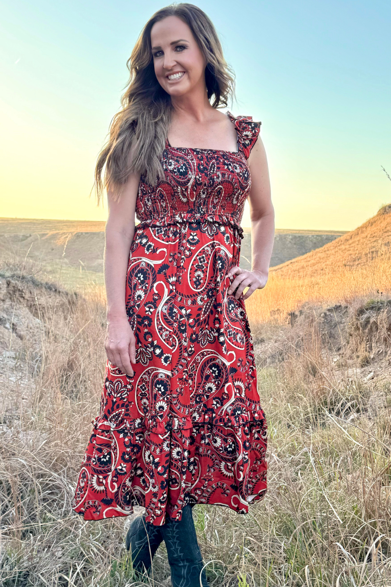 Canyon Paisley Dress Unisex T-shirt, Sweatshirt, Hoodie, Long Sleeve Tee - T-Shirt, Sweatshirt, Hoodie