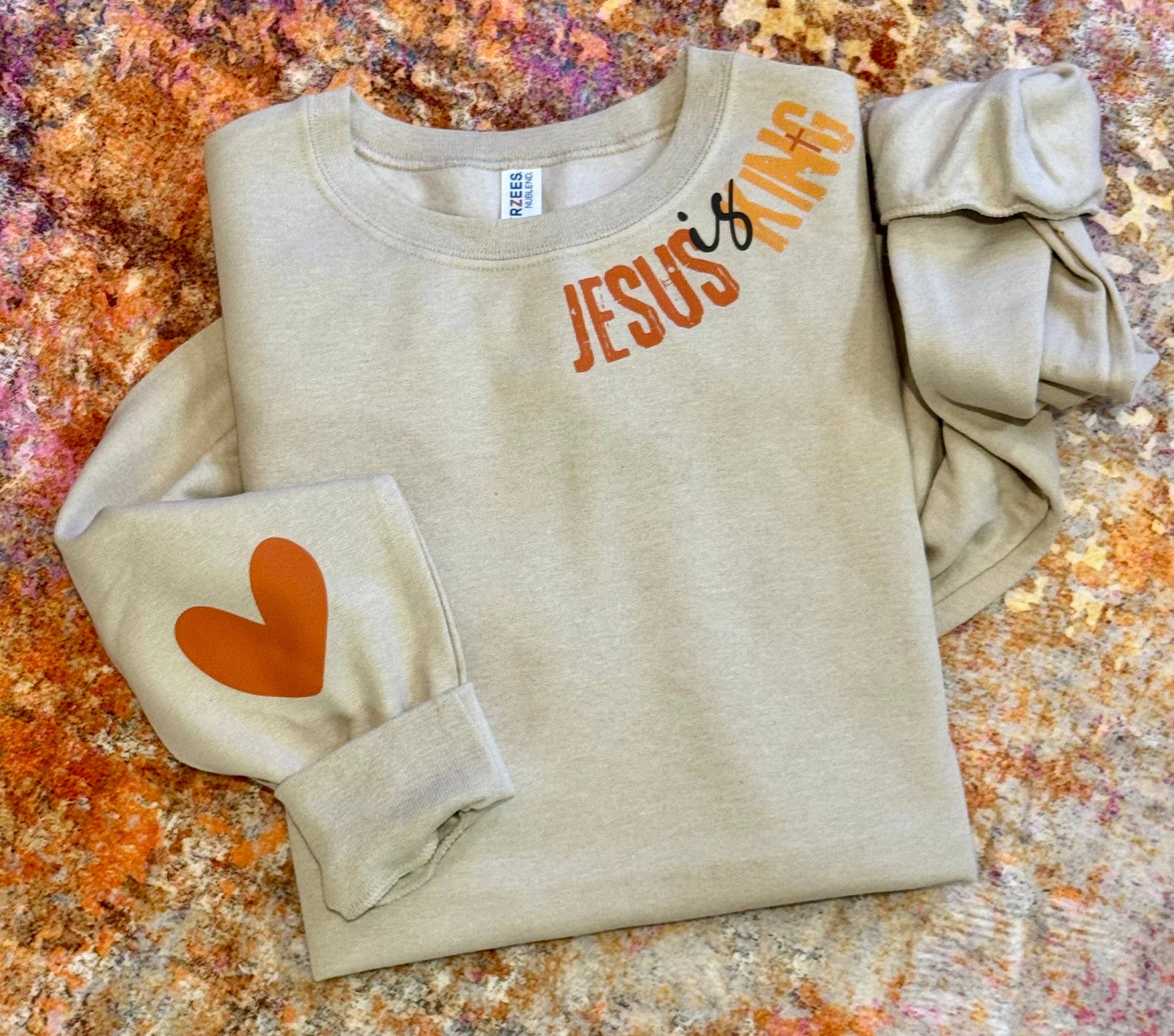 Jesus Is King Sweatshirt Unisex T-shirt, Sweatshirt, Hoodie, Long Sleeve Tee - T-Shirt, Sweatshirt, Hoodie