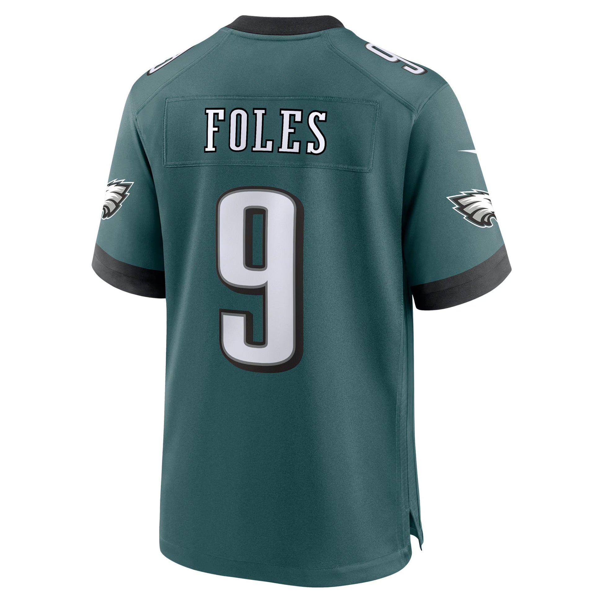 Philadelphia Eagles Nick Foles Midnight Green Team Retired Player Game Jersey football jersey product view 2