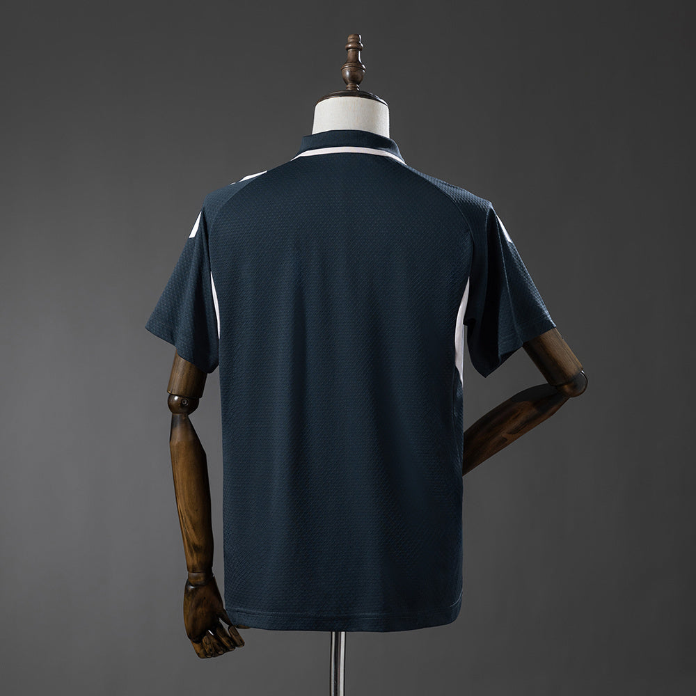 Real Madrid 25/26 Polo Jersey - Black sports jersey product view 2