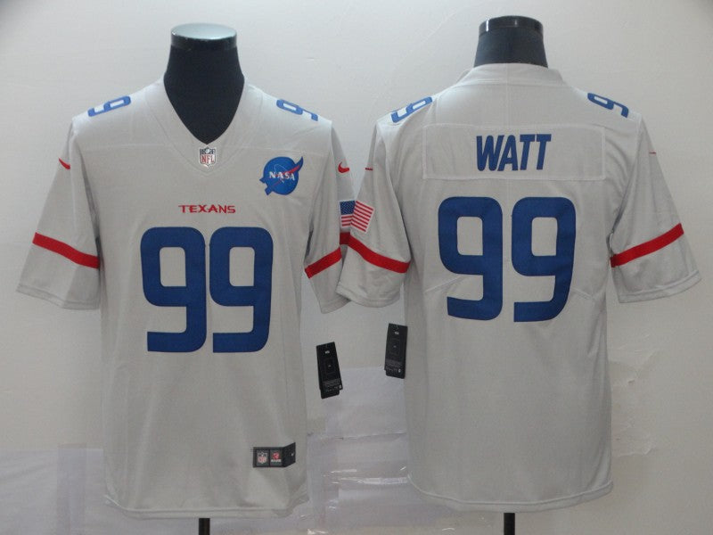 Men's Houston Texans J.J. Watt #99 White City Edition Game Jersey1 football jersey product view 1