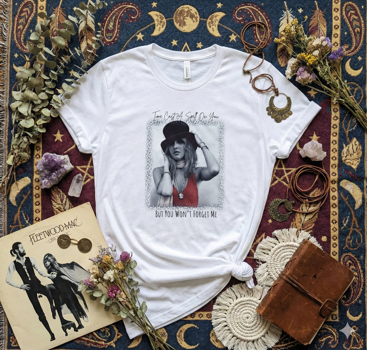 Retro Time Cast A Spell On You Stevie Graphic Tee Unisex T-shirt, Sweatshirt, Hoodie, Long Sleeve Tee - T-Shirt, Sweatshirt, Hoodie