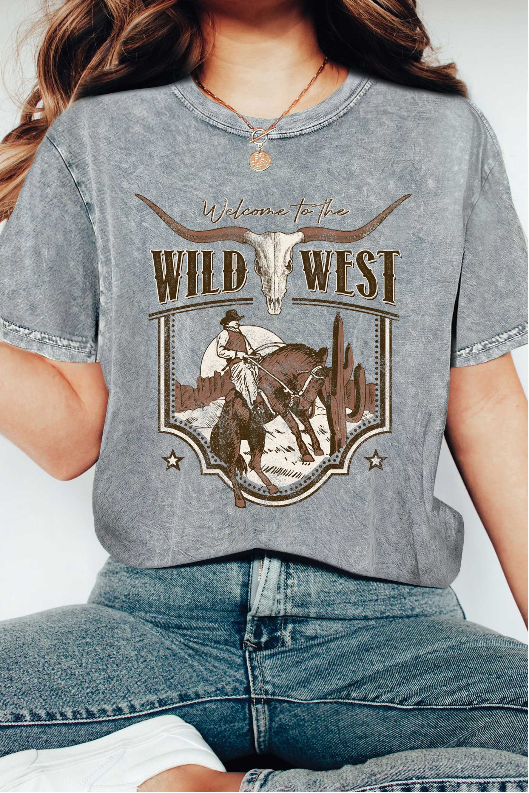 Welcome To the Wild West Cowboy Mineral Graphic Tshirts Unisex T-shirt, Sweatshirt, Hoodie, Long Sleeve Tee - T-Shirt, Sweatshirt, Hoodie