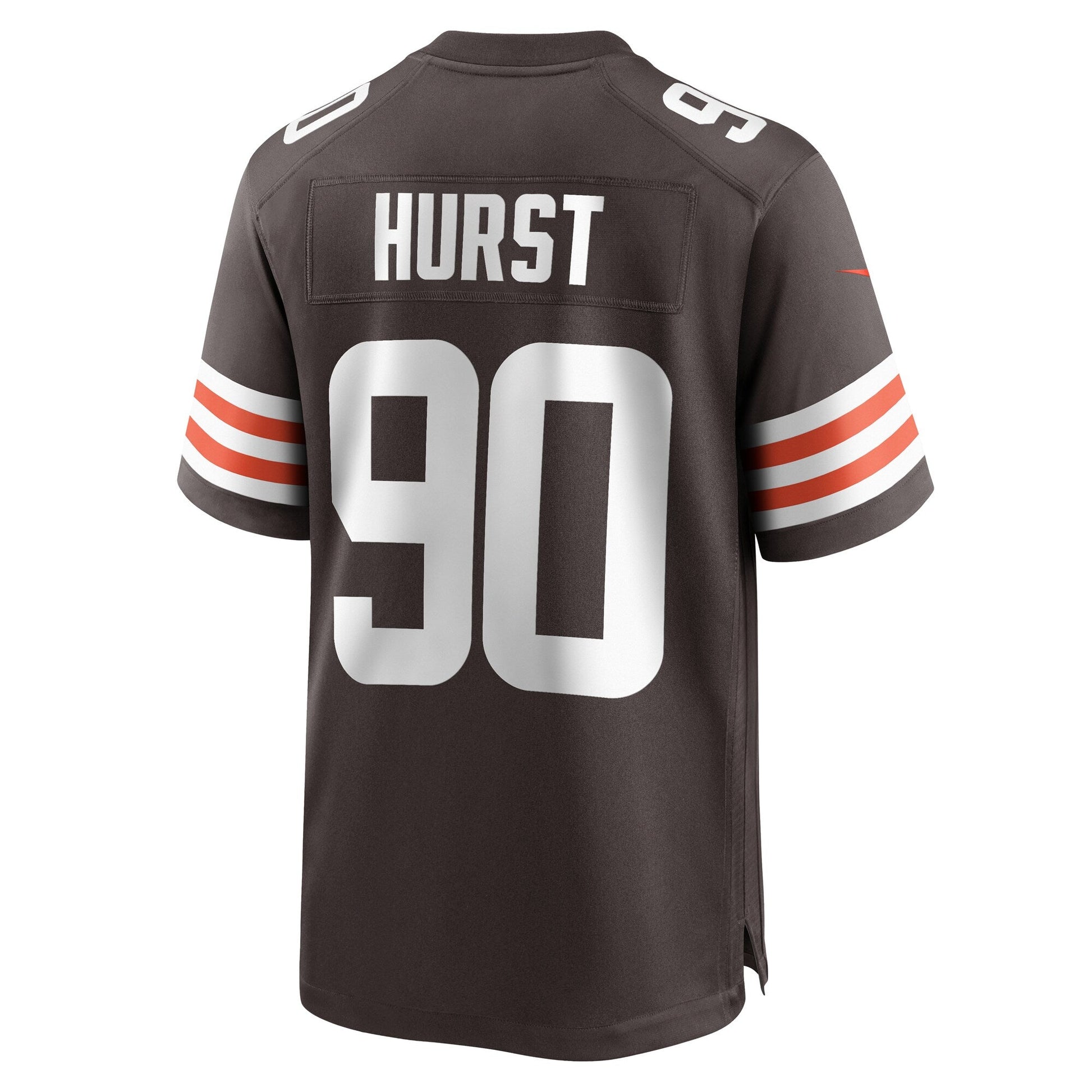 Maurice Hurst Cleveland Browns Game Jersey - Brown football jersey product view 3