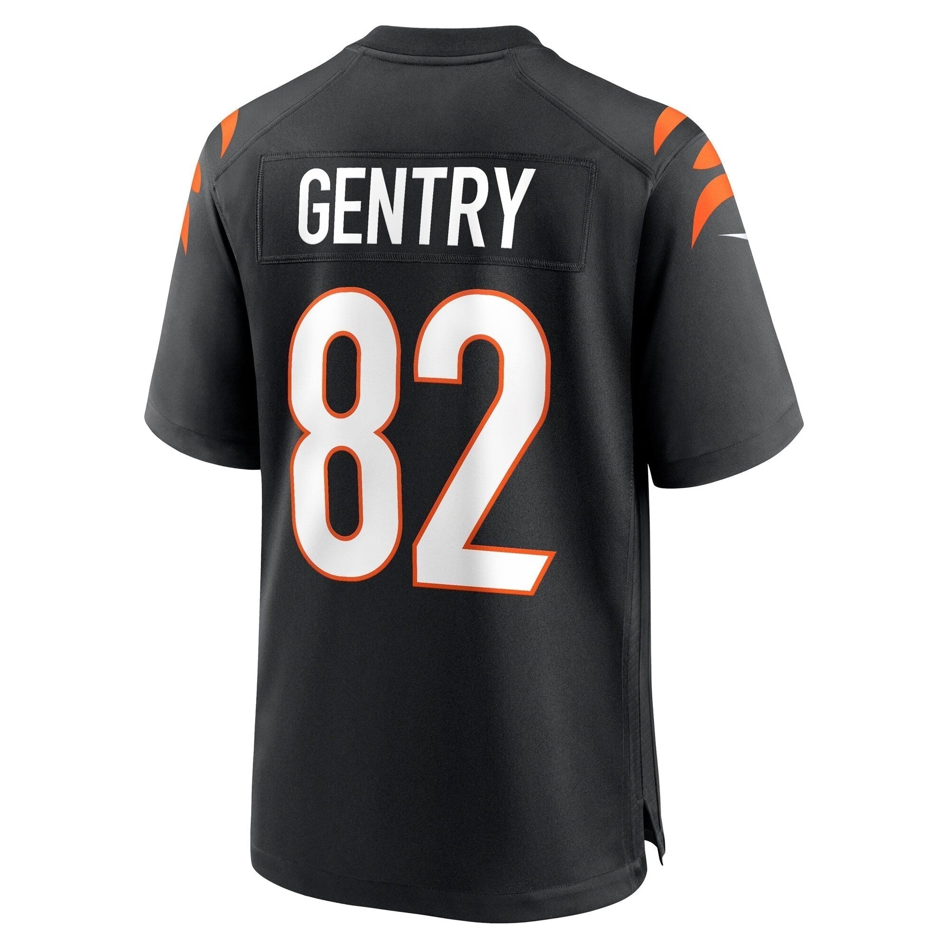 Zach Gentry Cincinnati Bengals Game Jersey - Black football jersey product view 3