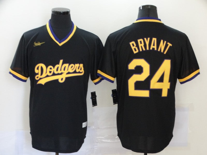 Men's Los Angeles Dodgers Kris Bryant Black Stitched Jersey basketball jersey product view 1