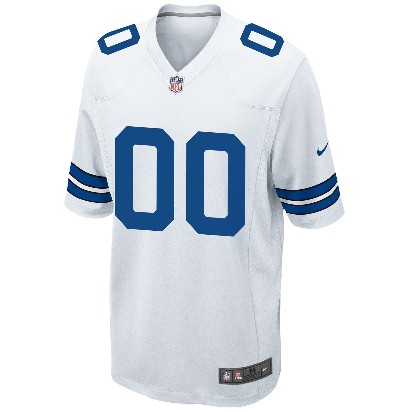 Dallas Cowboys White Custom Game Jersey football jersey product view 2