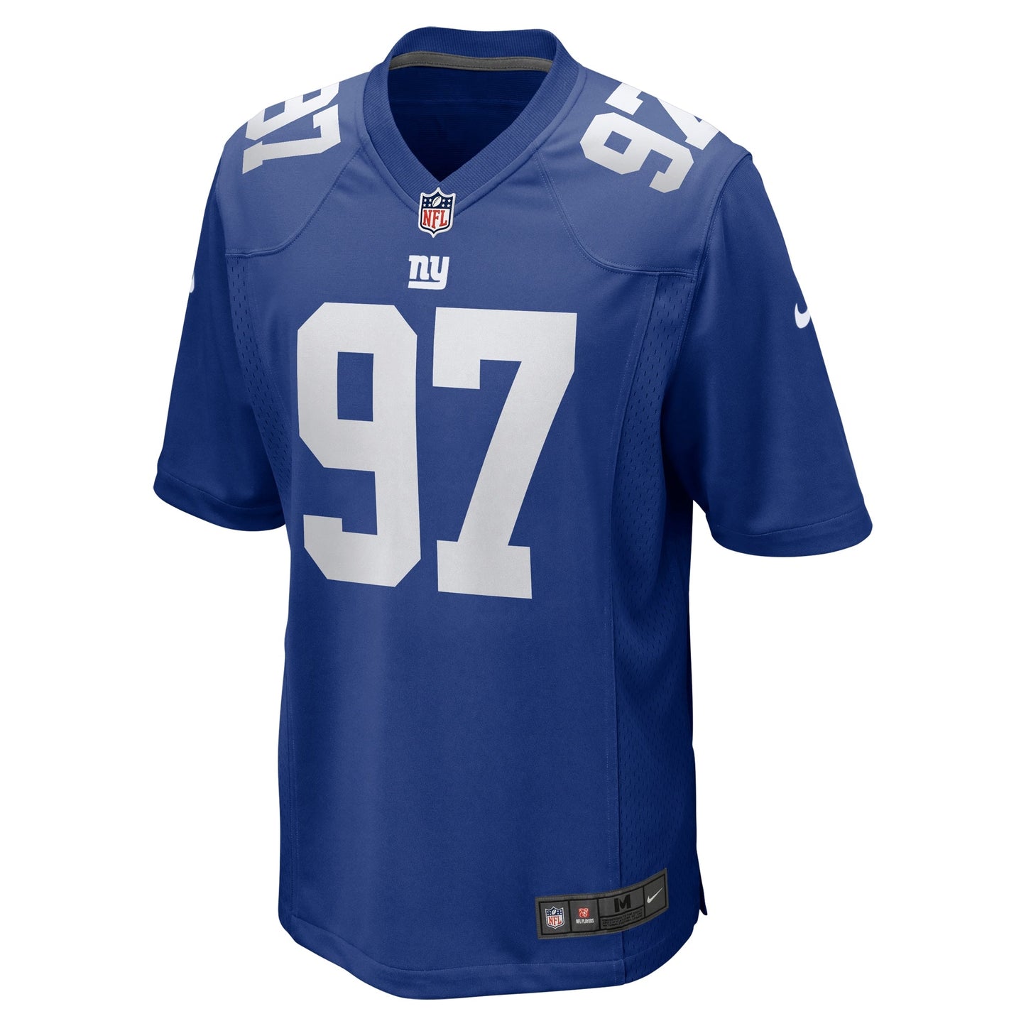 Dexter Lawrence II New York Giants Team Game Jersey - Royal football jersey product view 2