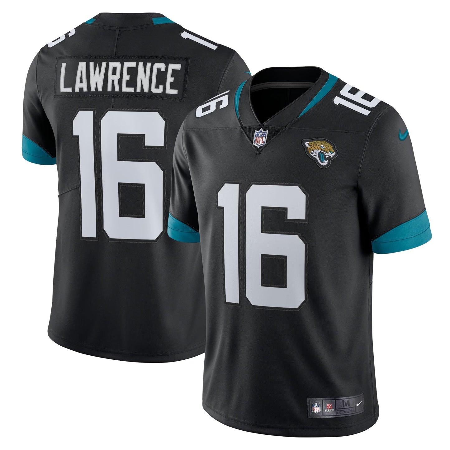 Jacksonville Jaguars Trevor Lawrence Black Alternate Vapor Limited Jersey football jersey product view 1