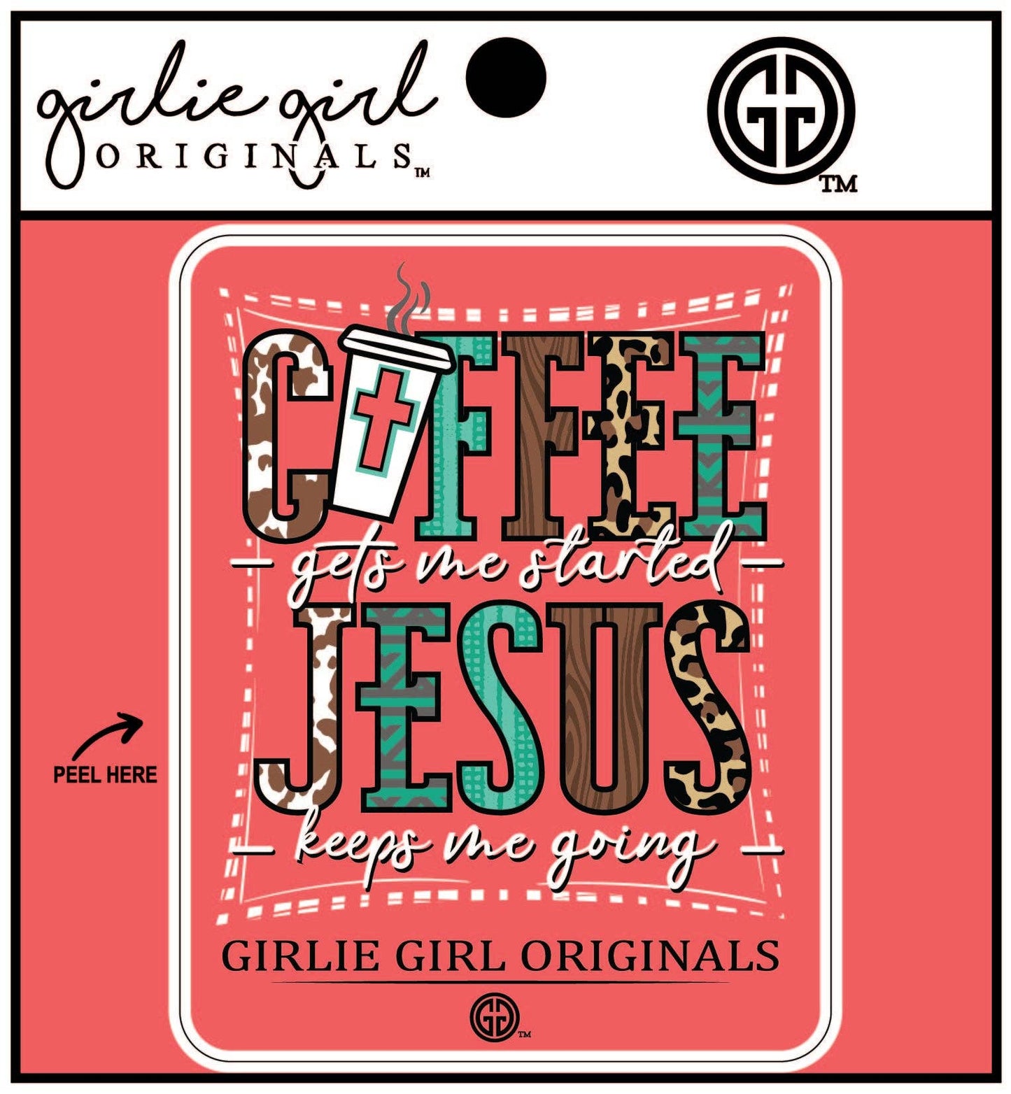 Decal/Sticker Coffee Jesus 2511 Unisex T-shirt, Sweatshirt, Hoodie, Long Sleeve Tee - T-Shirt, Sweatshirt, Hoodie