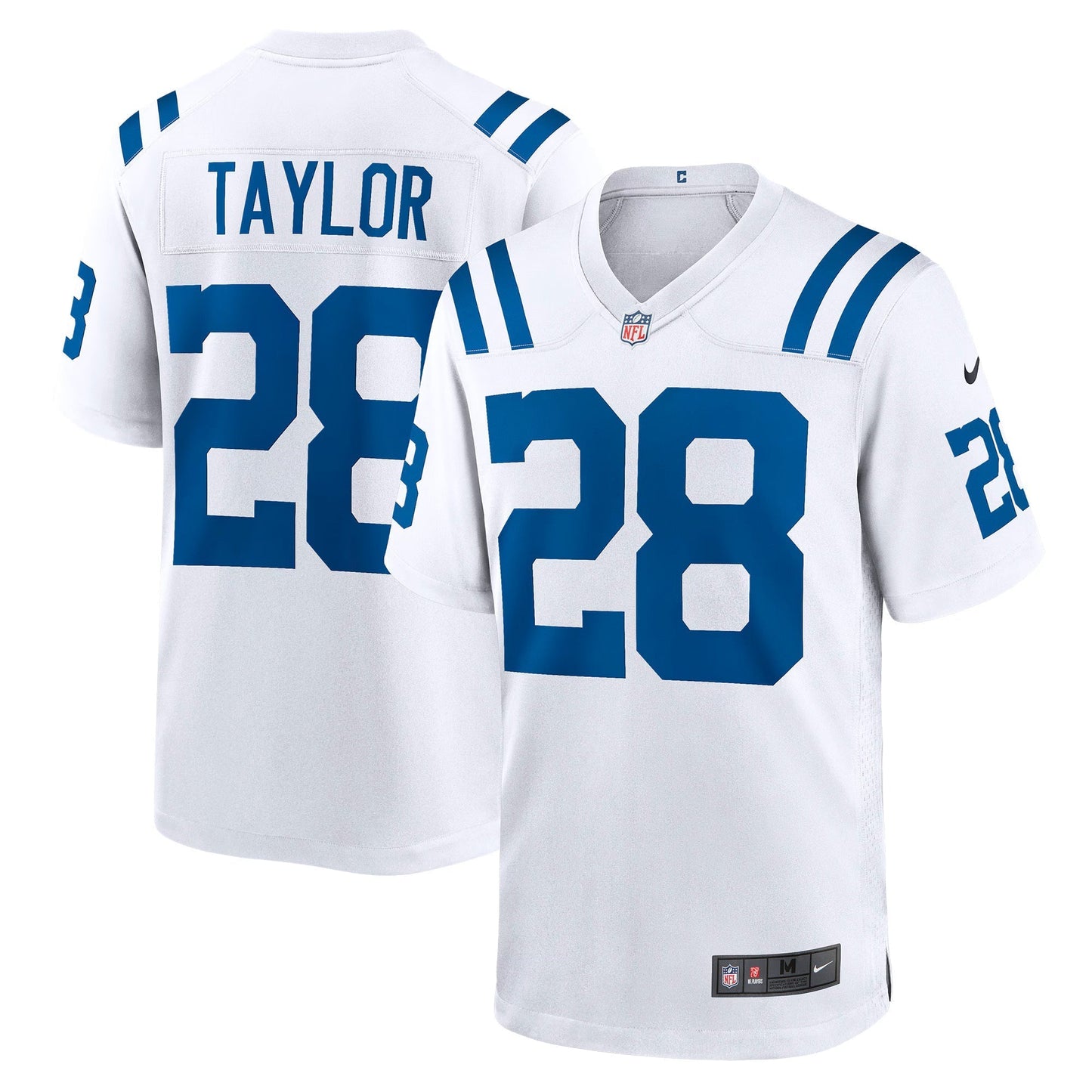 Indianapolis Colts Jonathan Taylor White Player Game Jersey football jersey product view 1