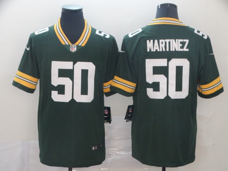 Men's Green Bay Packers Blake Martinez #50 Green Game Jersey1 football jersey product view 1