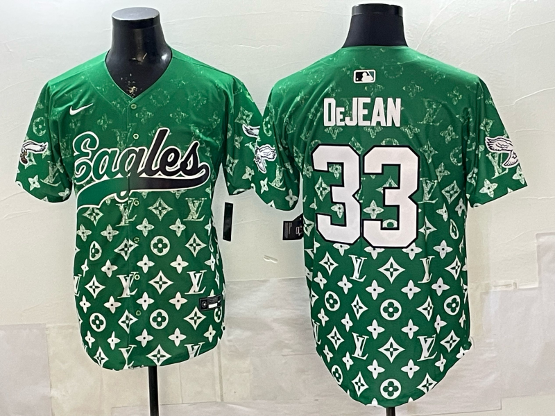 Men's Philadelphia Eagles Cooper DeJean #33 Green Player Jersey football jersey product view 1