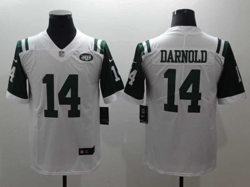 Men's New York Jets Sam Darnold Jersey-White football jersey product view 1