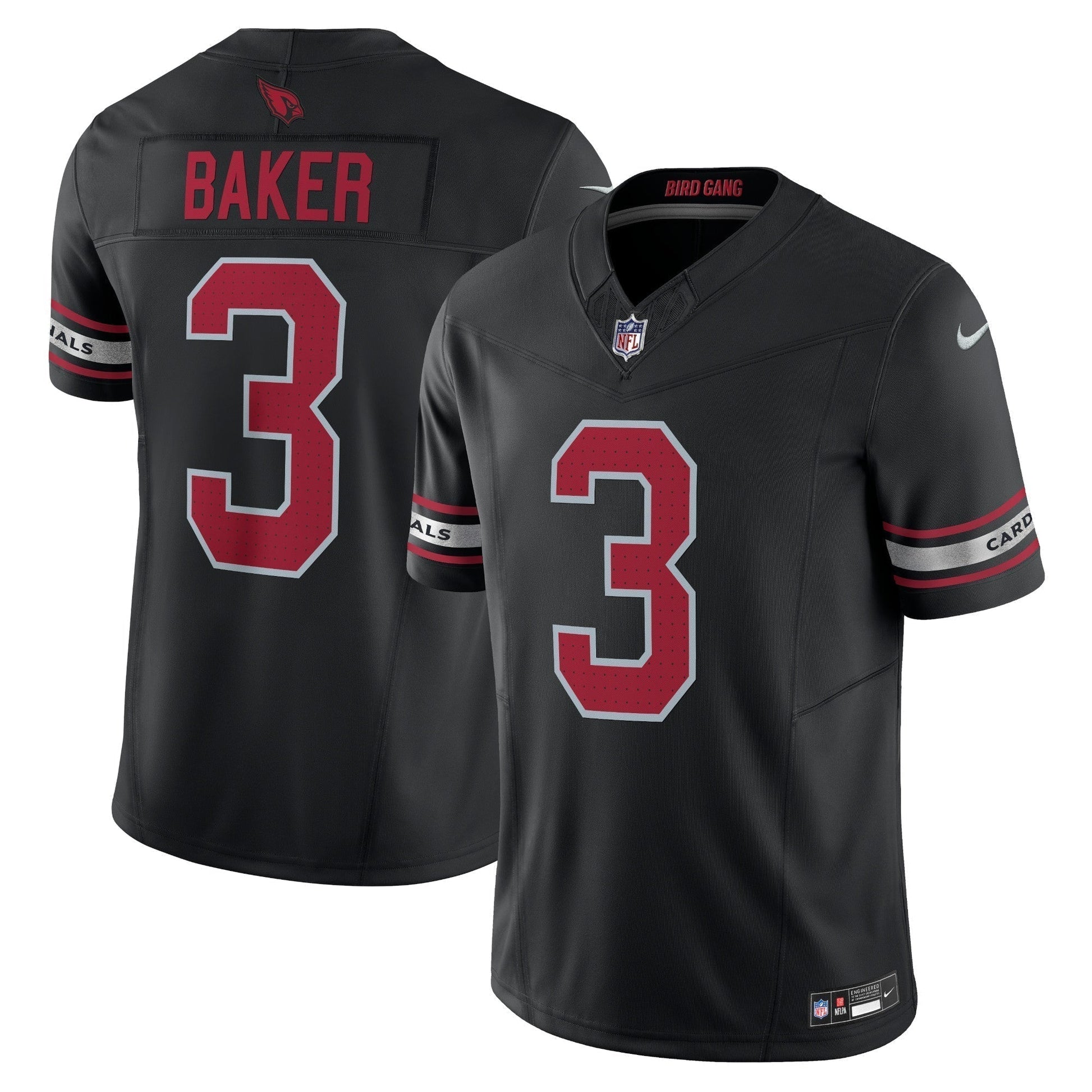 Budda Baker Arizona Cardinals Vapor F.U.S.E. Limited Jersey - Black football jersey product view 1