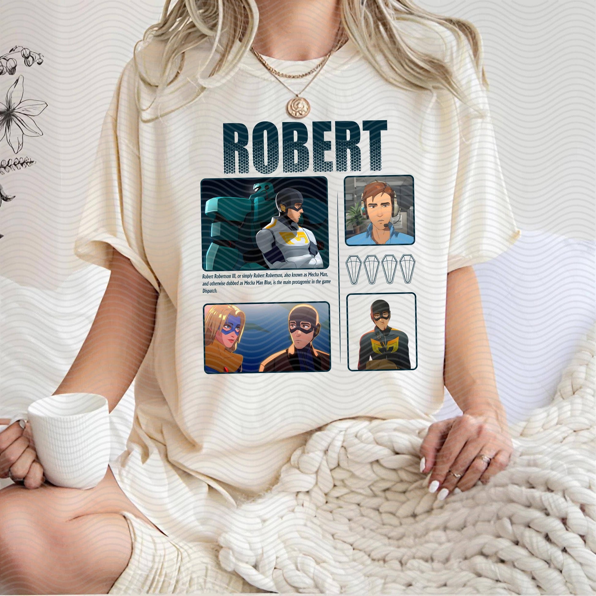 Anime Character Graphic Tee - Fan Merch Gift Unisex T-shirt, Sweatshirt, Hoodie, Long Sleeve Tee - T-Shirt, Sweatshirt, Hoodie