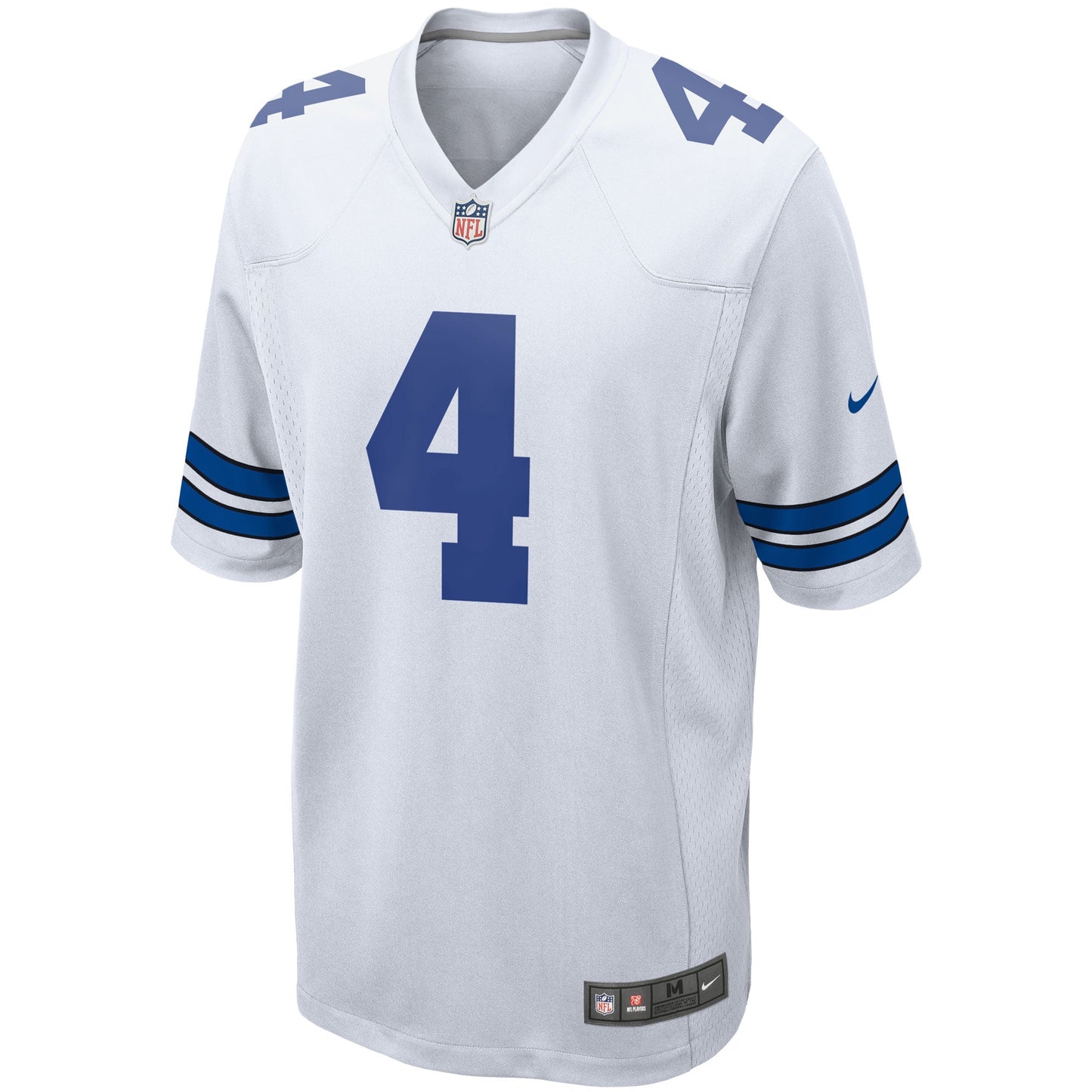 Dak Prescott Dallas Cowboys Game Team Jersey - White football jersey product view 2