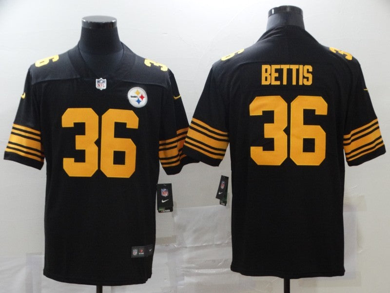 Men's Pittsburgh Steelers Jerome Bettis Black Alternate Legend Jersey football jersey product view 1