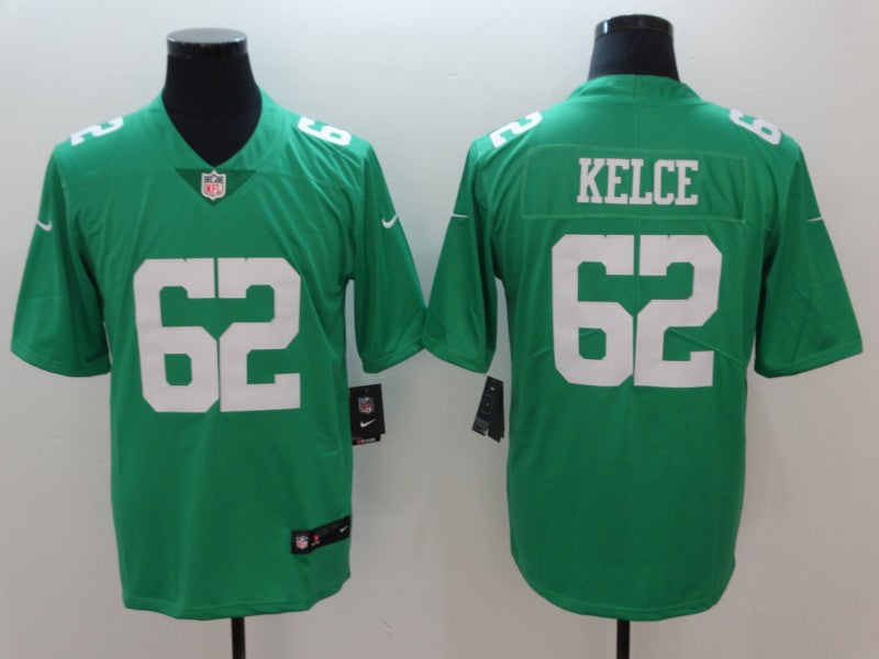 Men's Philadelphia Eagles Jason Kelce Green Game Jersey football jersey product view 1