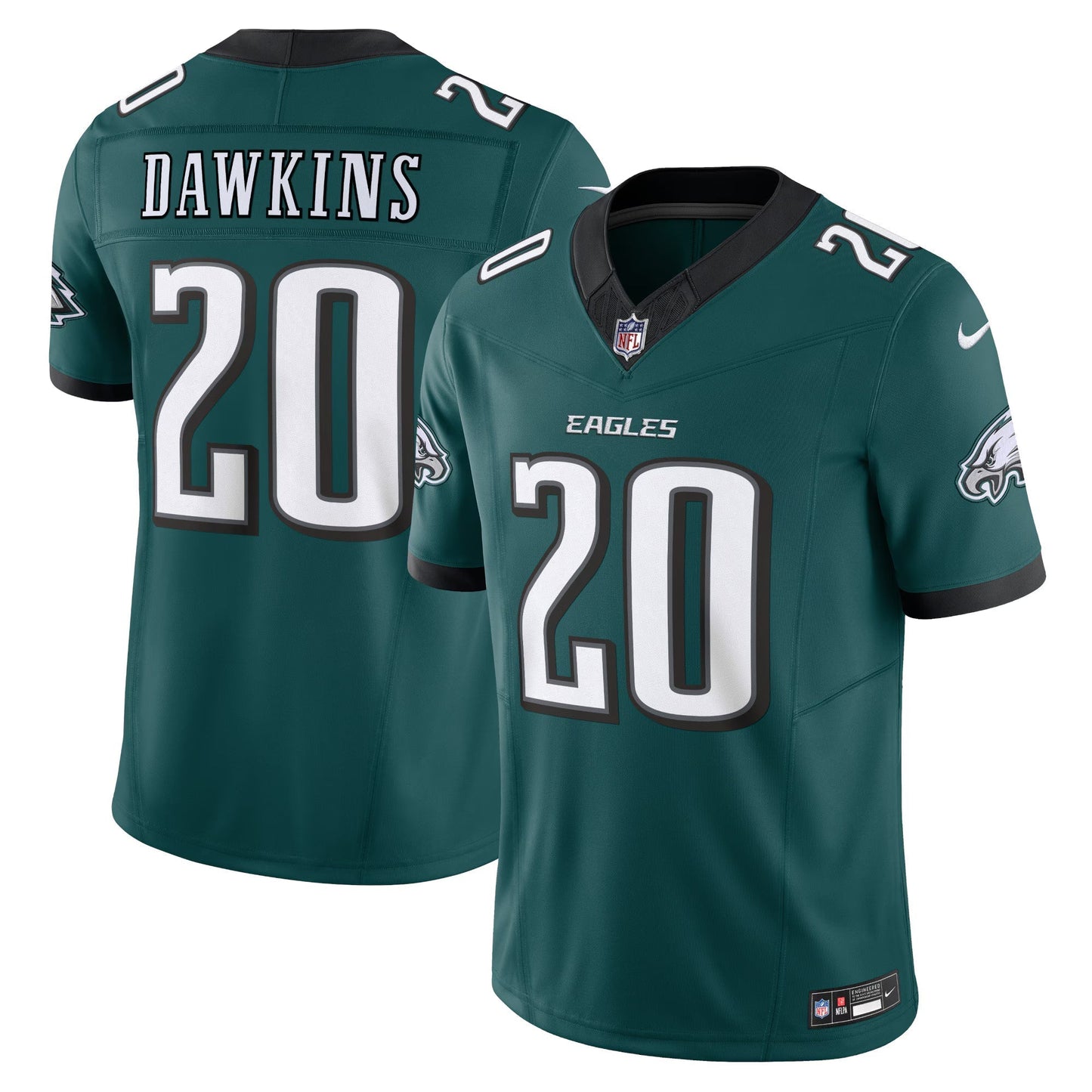 Philadelphia Eagles Brian Dawkins Midnight Green Vapor F.U.S.E. Limited Jersey football jersey product view 1